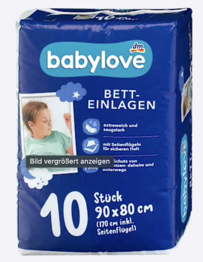 Babylove Betteinlagen